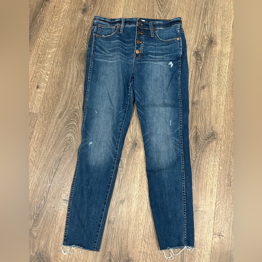 Madewell 10” High-Rise Skinny Button Fly Jean Size 29